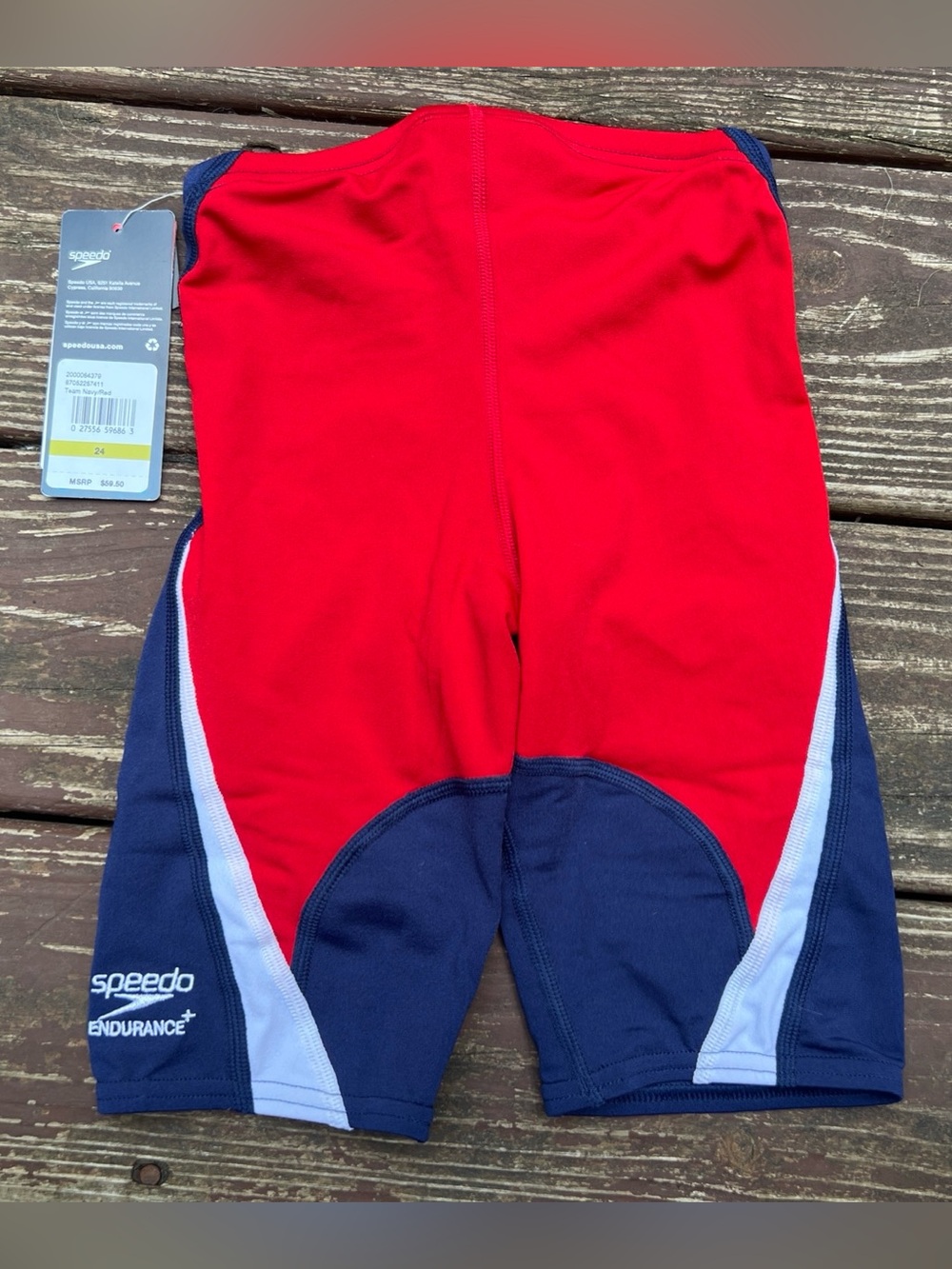 Speedo Endurance+ Competitive Edge Splice Jammer Boys Swimwear MSRP:$59.50|Sz:24